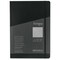 Fabriano Ecoqua Plus Fabric-Bound Notebook - Black, 8-1/4" x 11-7/10", Lined
